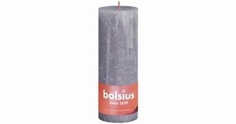 BOLSIUS RUSTIEK STOMPKAARS 190/68 - FROSTED LAVENDER ()
